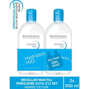 Bioderma Hydrabio H2O Yüz ve Makyaj Temizleme Suyu 500 ml+500ml