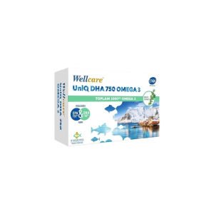 Wellcare UniQ DHA 750 Omega 3 Balık Yağı 30 Kapsül