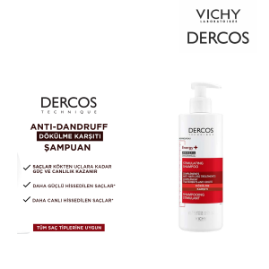 Vichy Dercos Energising Saç Dökülmesine Karşı Şampuan 400 ml