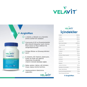 VELAVIT V-ARGINMEN 120 KAPSUL