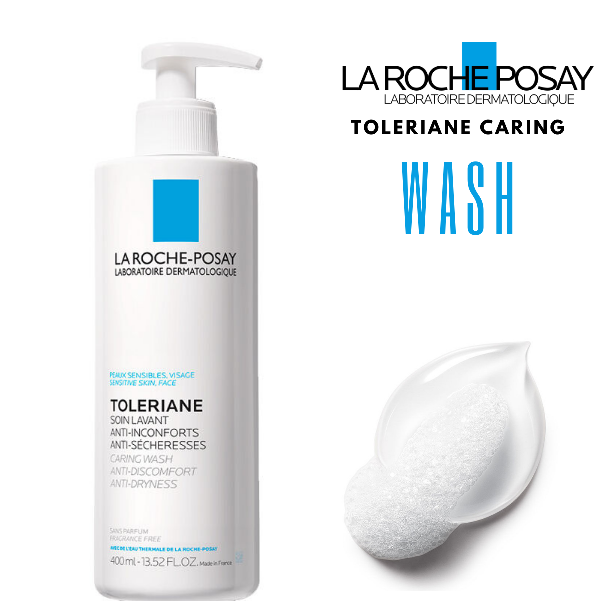 LA ROCHE POSAY TOLERIANE KURU VE HASSAS CİLTLER İÇİN TEMİZLEYİCİ 400 ML