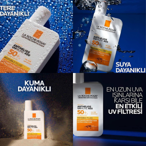 LA  ROCHE POSAY UVMUNE400 OIL CONTROL FLUIDE SPF50+ KARMA VE YAĞLI CİLTLER İÇİN YÜZ GÜNEŞ KREMİ 50 ML