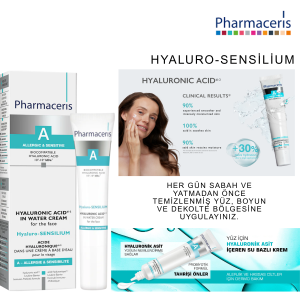 PHARMACERIS HYALURONIK ASIT ICEREN SU BAZLI YÜZ KREMİ 40 ML