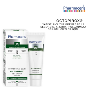 PHARMACERIS OCTOPIROX YATIŞTIRICI YÜZ KREMİ SPF 15 30 ML