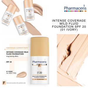 PHARMACERIS YOĞUN KAPATICI YUMUŞAK SIVI FONDOTEN 30 ML(01 IVORY)