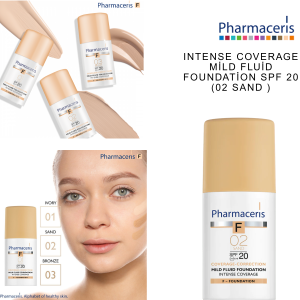 PHARMACERIS YOĞUN KAPATICI YUMUŞAK SIVI FONDOTEN 30 ML(02 SAND)