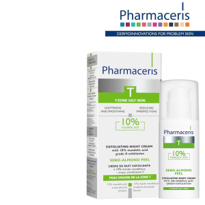 PHARMACERIS T-SEBO ALMOND PEEL 10% 50 ML