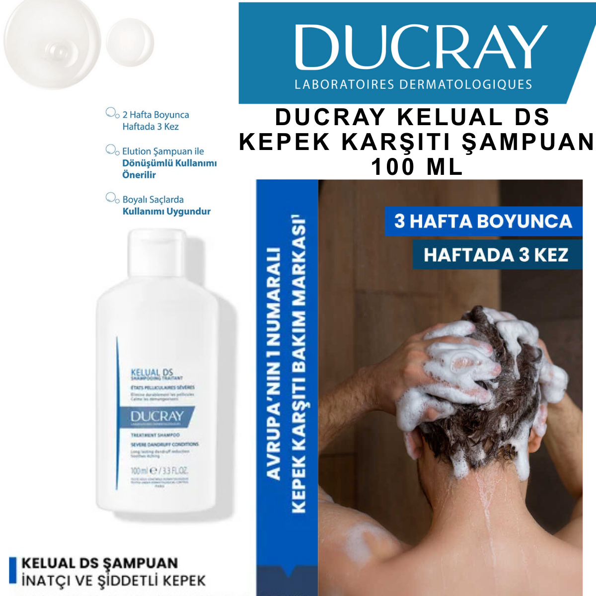 DUCRAY KELUAL DS SAMPUAN 100 ML