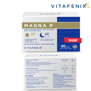 Vitafenix Magna P Magnezyum ve Vitamin B6 İçeren Saşe Takviye Edici Gıda