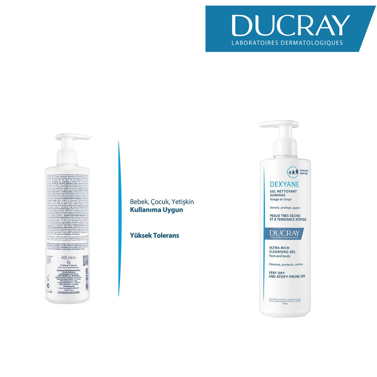 Ducray Dexyane Ultra Rich Cleansing Gel 400 ml