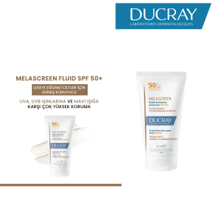 Ducray Melascreen Fluid SPF50+ Lekeye Eğilimli Ciltler İçin Güneş Koruyucu 50 ml