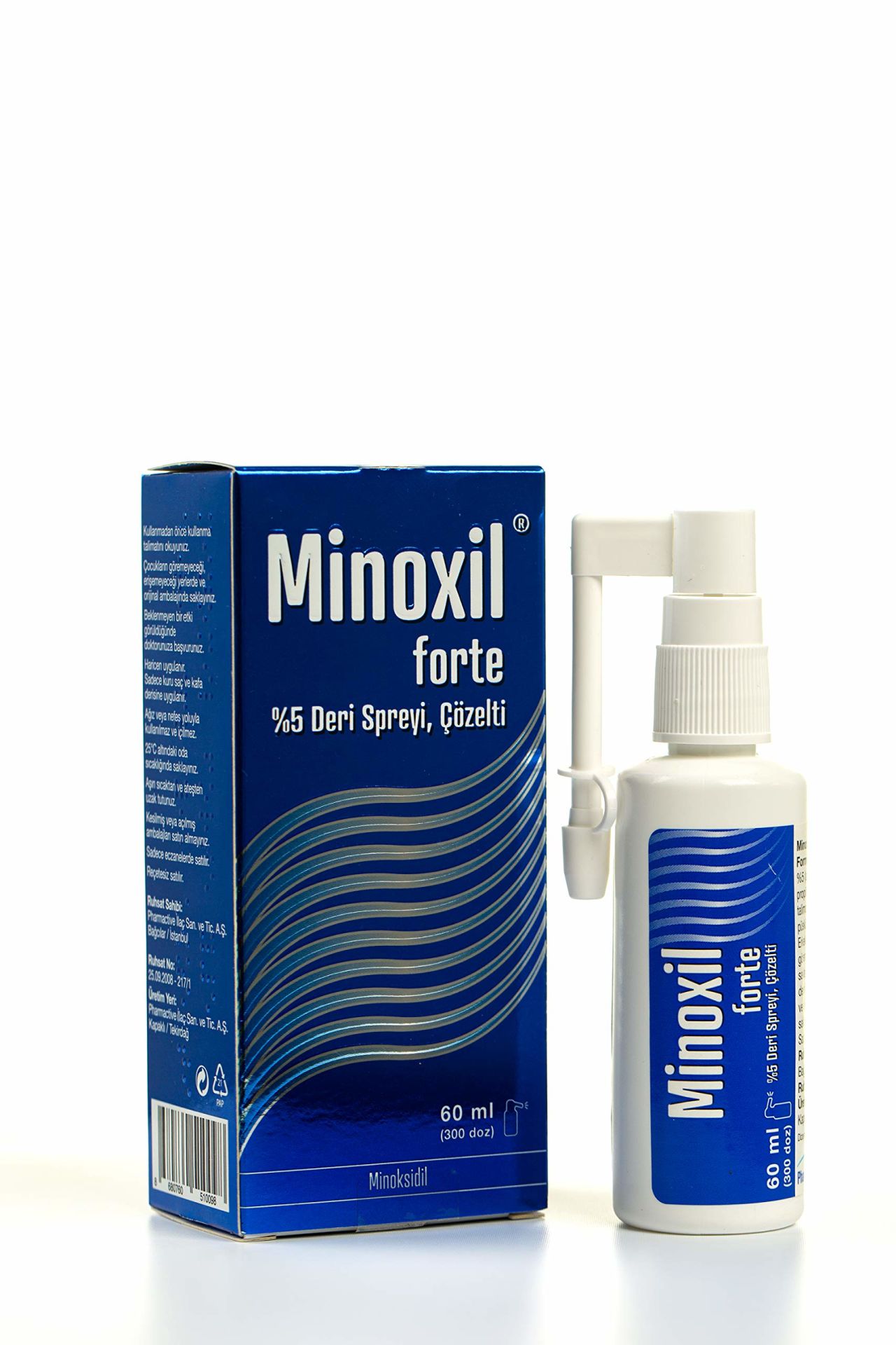 Minoxil Forte %5 Deri Spreyi ( TOPLAM 2 ADET )