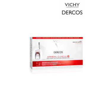 Vichy Dercos Aminexil Clinical 5 21x6ml - Kadınlar için Saç Dökülmesine Karşı Serum