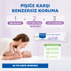 Mustela Vitamin Barrier 1-2-3 Pişik Kremi 50 Ml