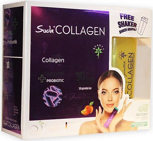 Suda Collagen Takviye Edici Gıda Mango Aromalı 30 x 10 gr - Toz Saşe