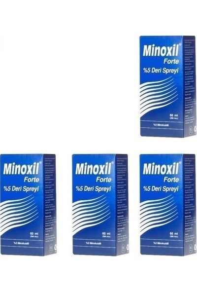 Minoxil Forte %5 Deri Spreyi ( TOPLAM 4 ADET )