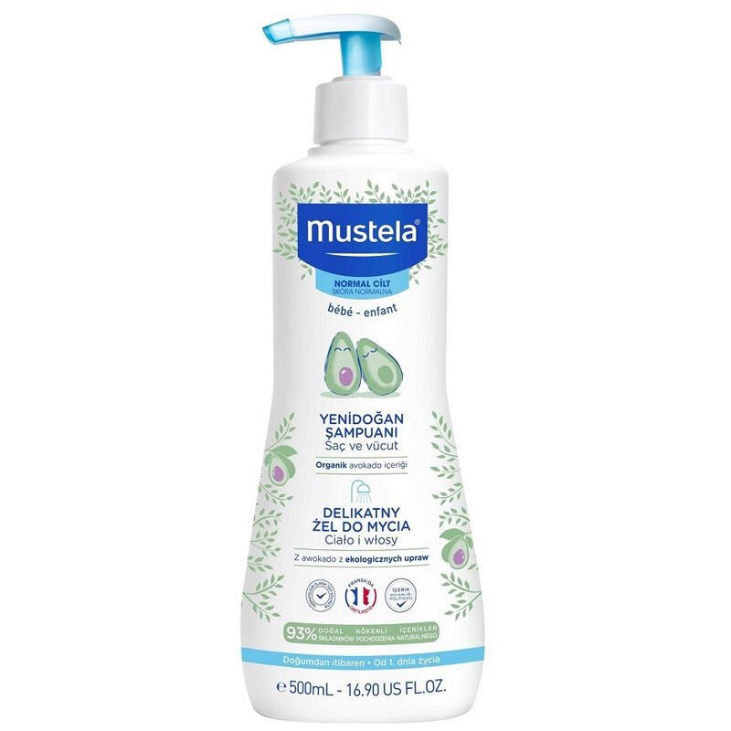 Mustela Yenidoğan Saç ve Vücut Şampuanı 500 ml