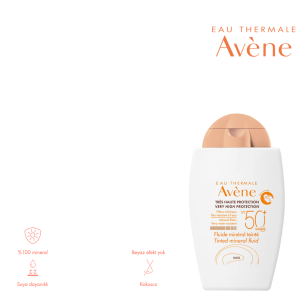 Avene  Fluide Mineral Filtreli Renkli Güneş Koruyucu SPF50+ 40 ml
