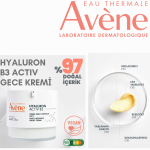 AVENE HYALURON ACTIV B3 GECE KREMİ 40 ML
