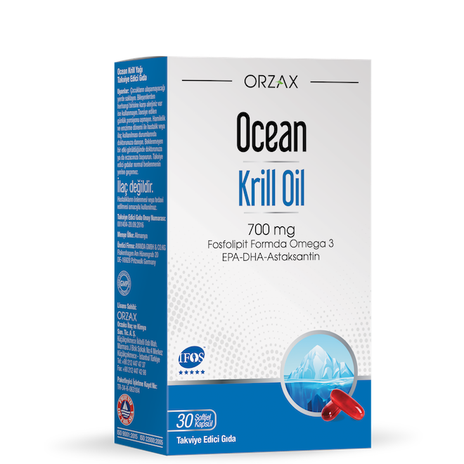 Orzax Ocean Krill Oil 30 Kapsül