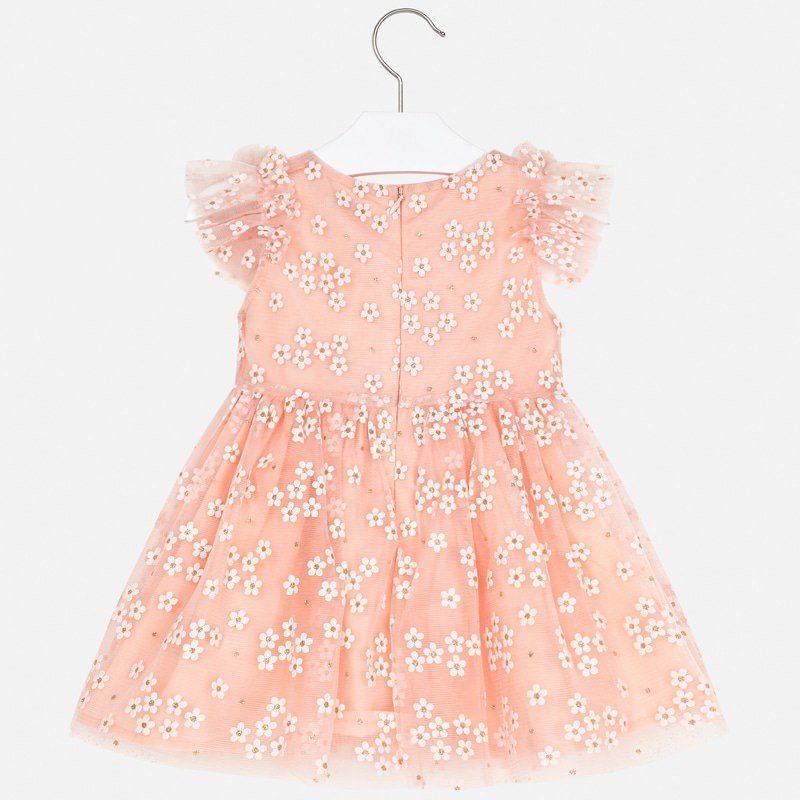 FLORAL TÜL ELBİSE