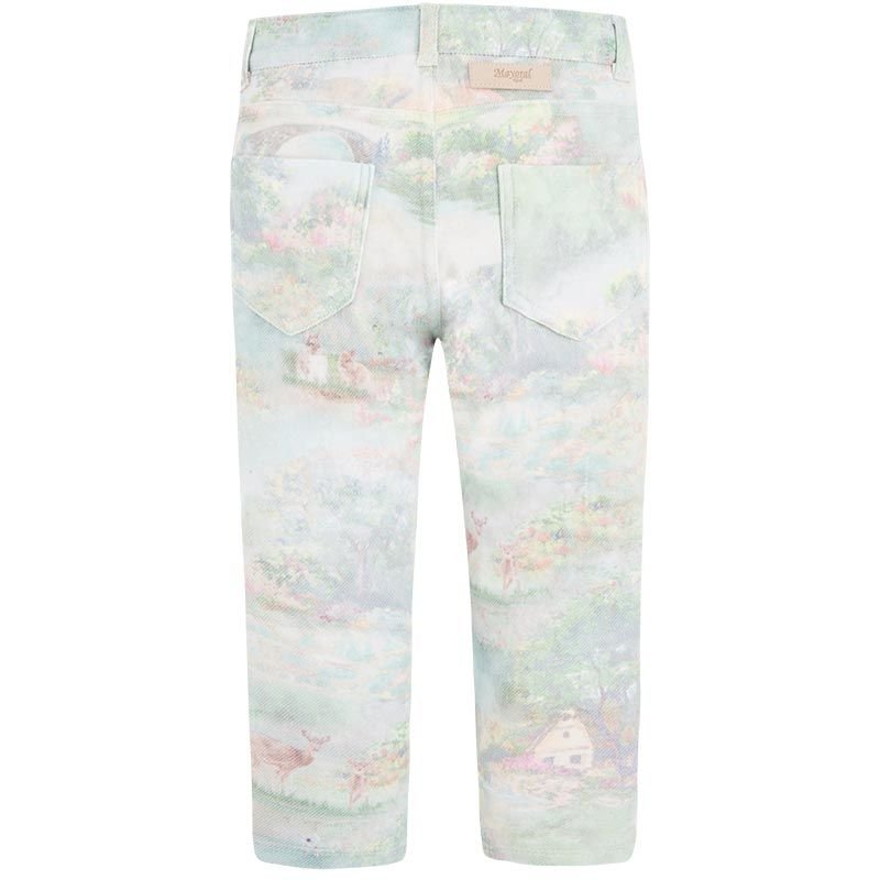 FLORAL TAYT PANTOLON