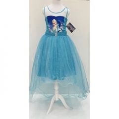 Frozen Elsa Önü Kısa Arkası Uzun Kostüm