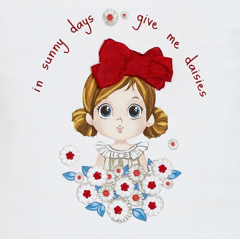 RED BOW T- SHIRT