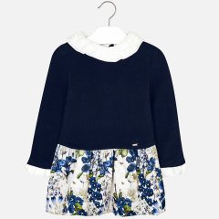 FLORAL ETEKLİ  ELBİSE