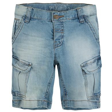 Denim Kargo Şort