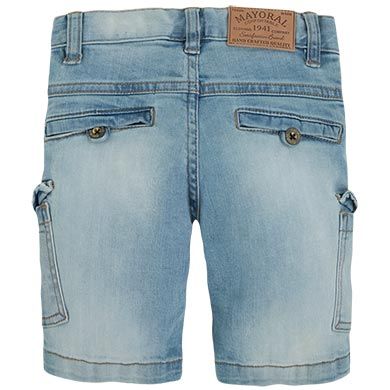 Denim Kargo Şort