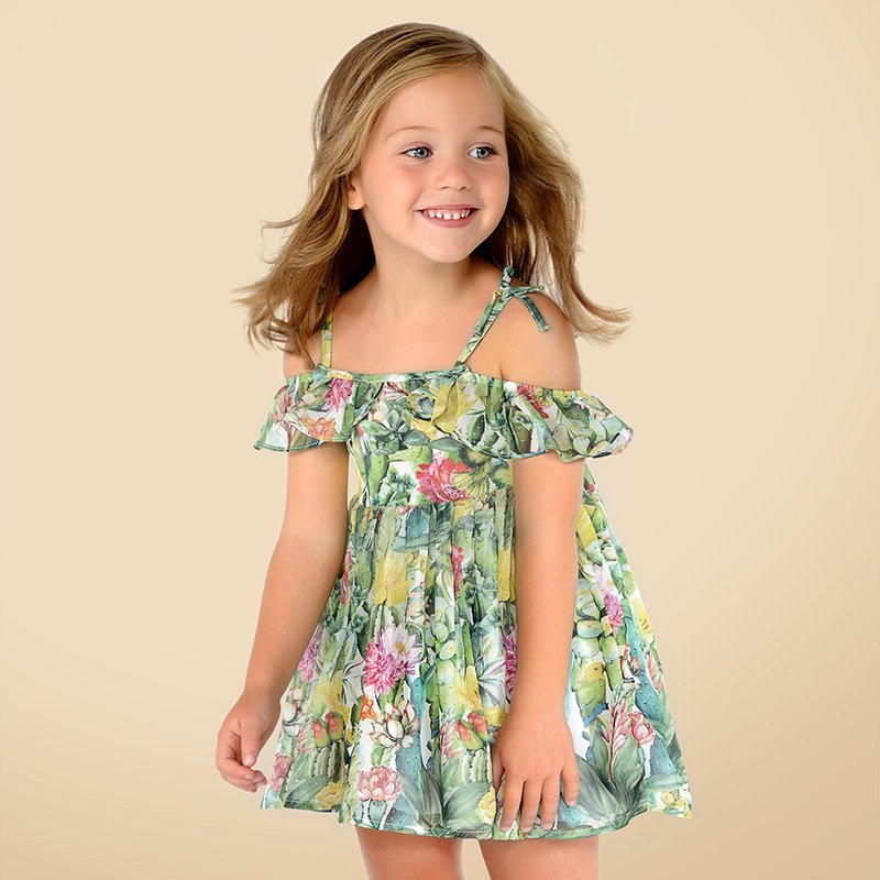 FLORAL ELBİSE