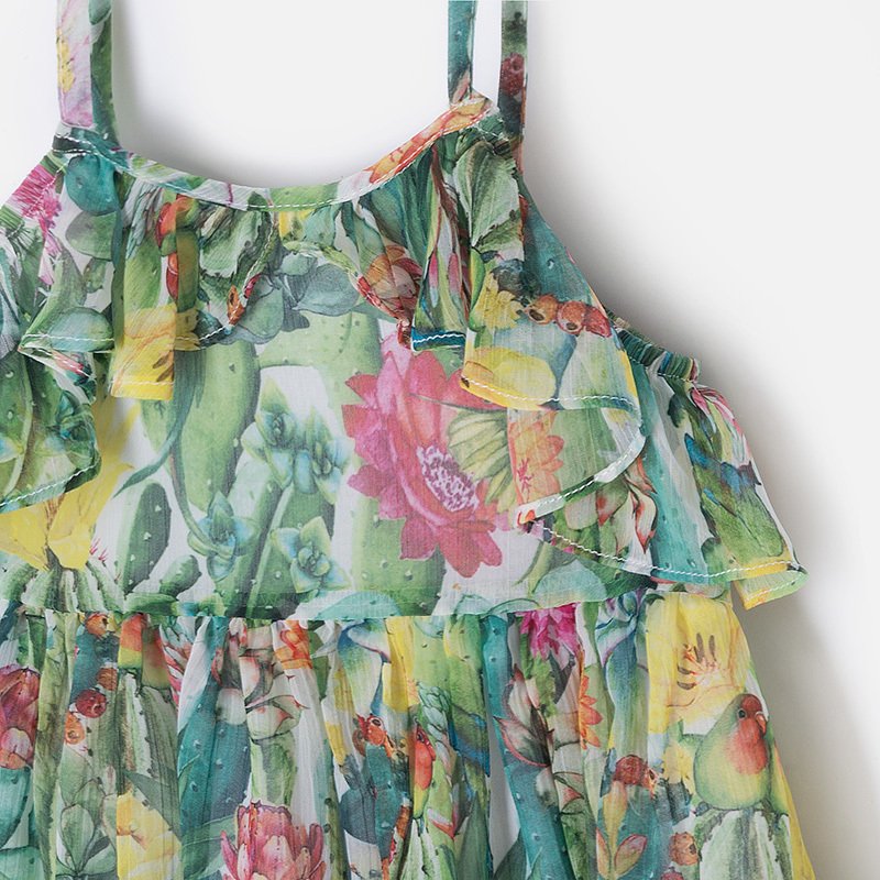 FLORAL ELBİSE