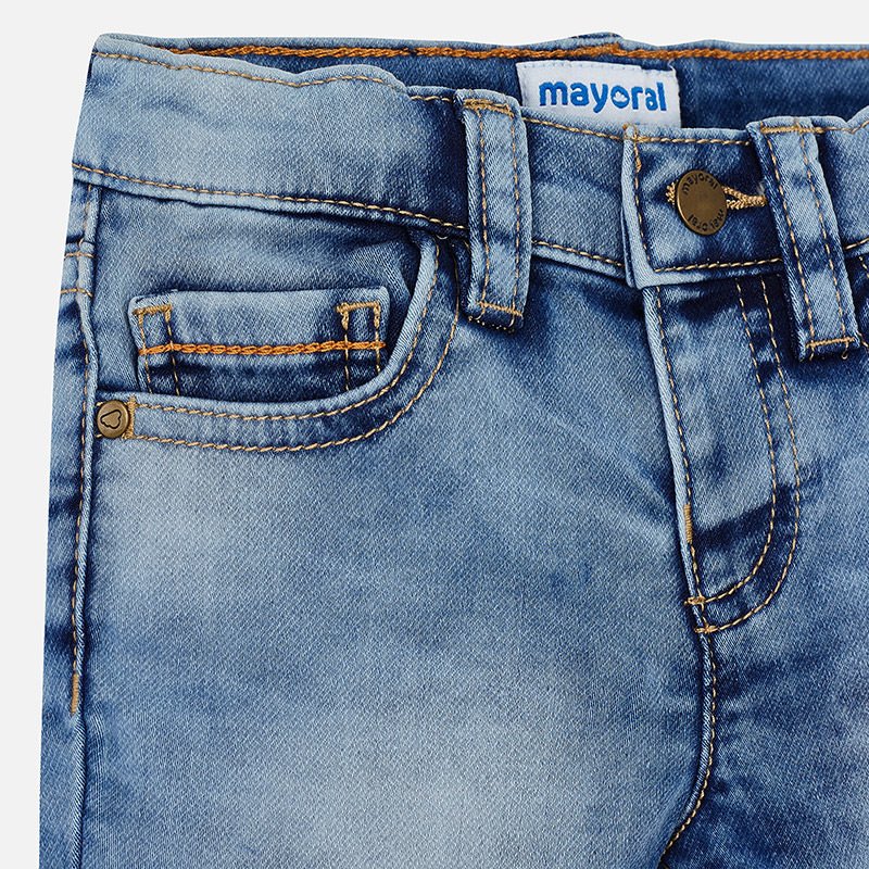 DENIM ÖRME ŞORT