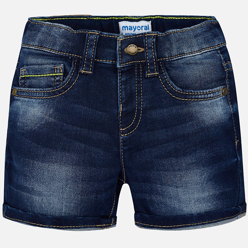 DENIM ÖRME ŞORT