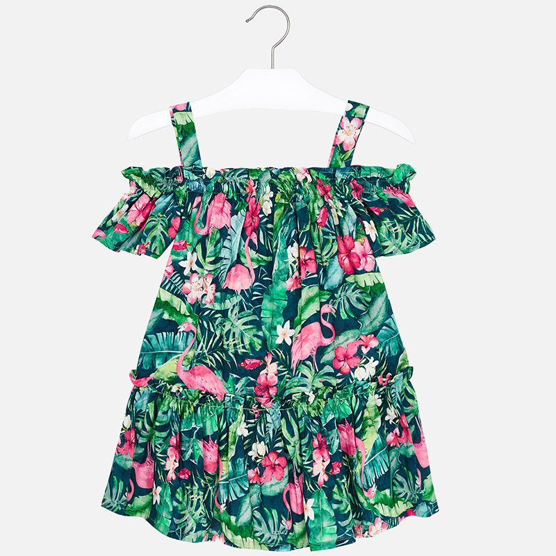 FLAMINGO BASKILI ELBİSE