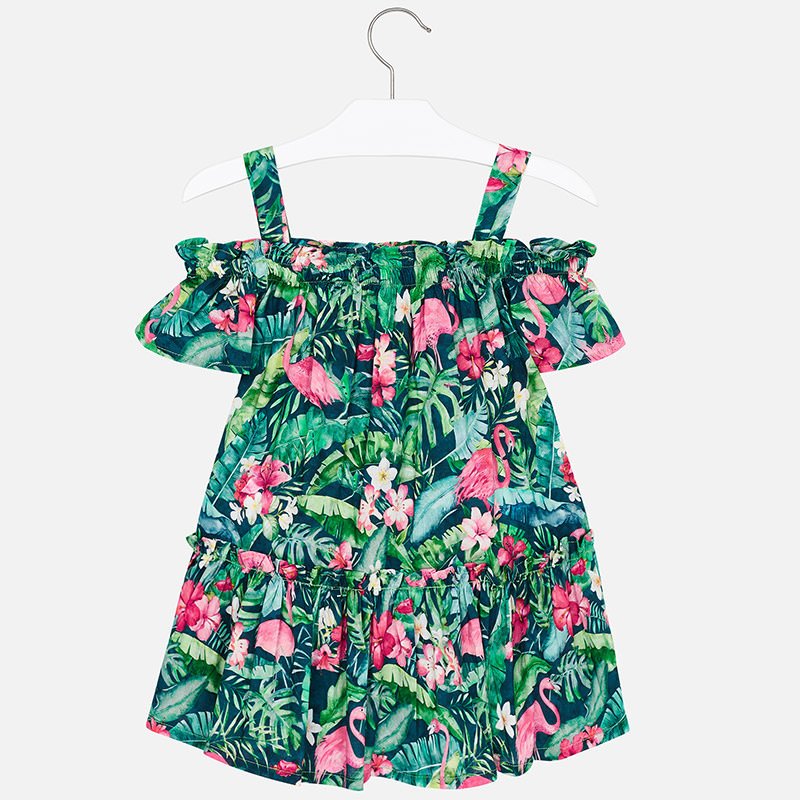 FLAMINGO BASKILI ELBİSE