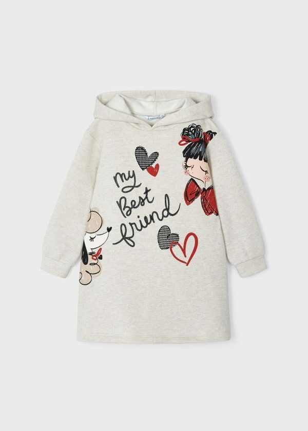KAPÜŞONLU SWEAT ELBİSE