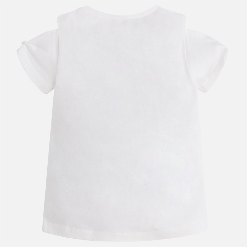 OMUZ DETAYLI  T- SHIRT