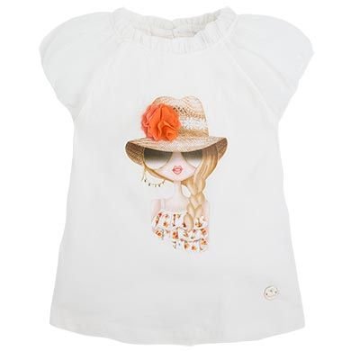 KIZ BASKILI T-SHIRT