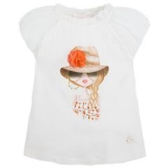 KIZ BASKILI T-SHIRT