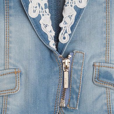 GÜPÜRLÜ DENIM YELEK
