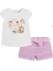 DANTEL ŞORTLU SET