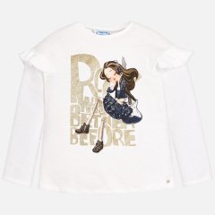 OMUZ DETAYLI  T- SHIRT