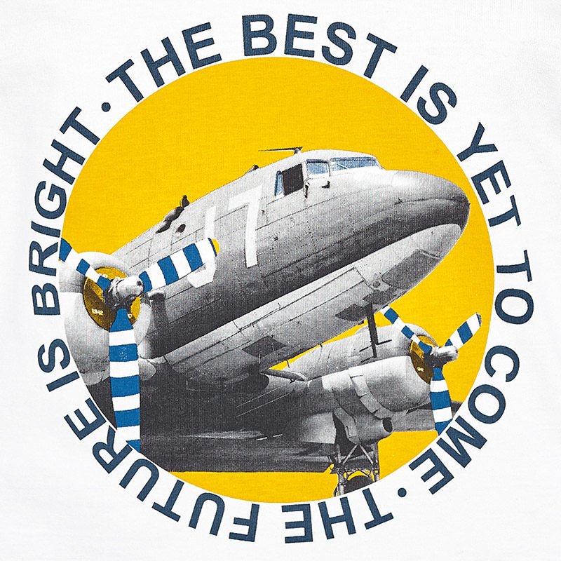 UÇAK BASKILI T-SHIRT