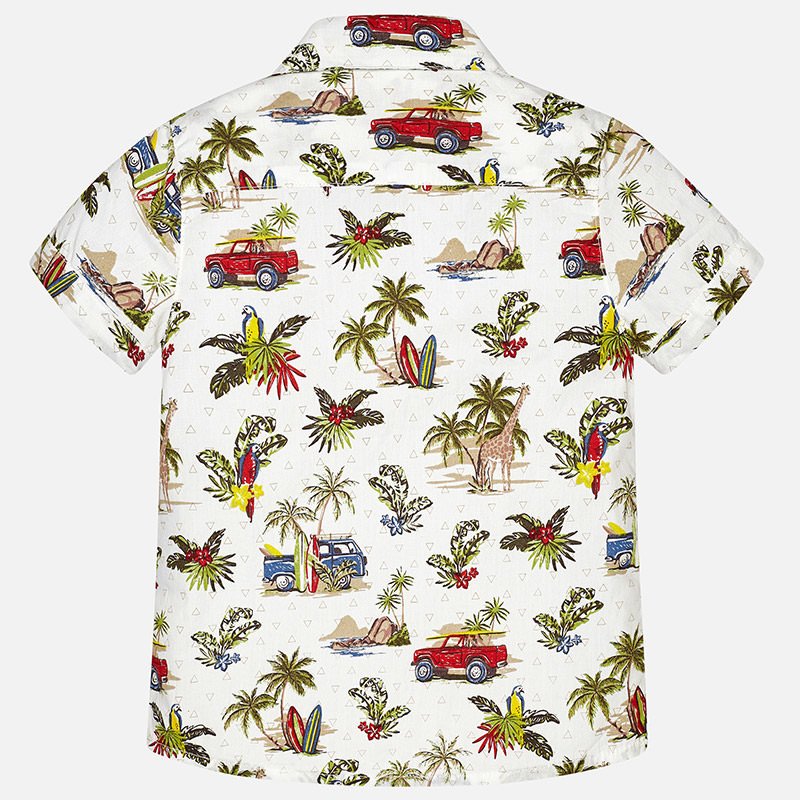 TROPİKAL BASKI  T- SHIRT/GÖMLEK