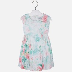 FLORAL SATEN  ELBİSE