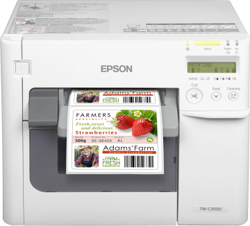 Epson ColorWorks C3500 Inkjet Renkli Etiket Yazıcı