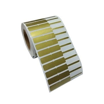 72 x 10 mm Altın Rengi Kuyumcu Etiketi (1.250)