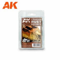 Crusted Rust Deposits Weathering Enamel